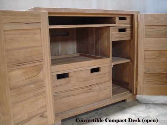 CONVERTIBLE Compact Desk (open) 
